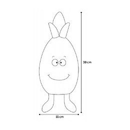 Peluche Fruity Ananas Jaunes, 30 Cm . Pour Chien. - Flamingo Pet Products - Fl-520714