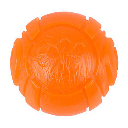 Balle Tigo Orange Ø 6.4 Cm. En Tpr. Jouet Pour Chien. - Flamingo Pet Products - Fl-519517