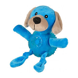 Jouet Pour Chien. Chien Bleu. Longueur 18 Cm Env. - Flamingo Pet Products - Fl-518200