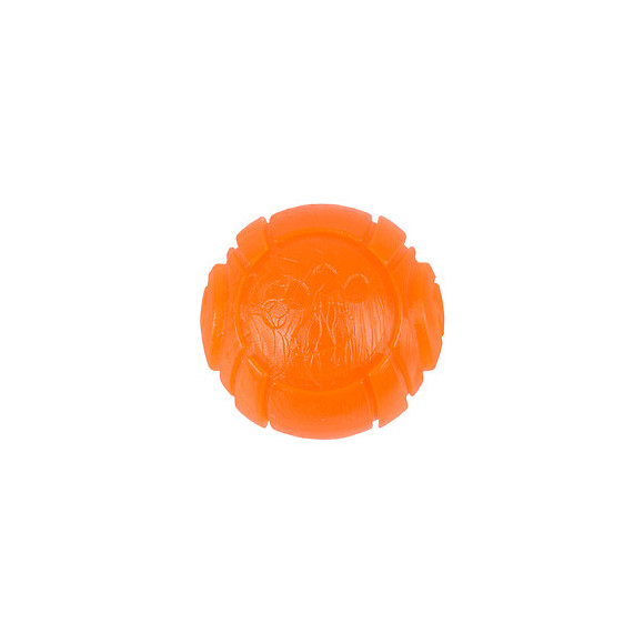 Balle Tigo Orange Ø 6.4 Cm. En Tpr. Jouet Pour Chien. - Flamingo Pet Products - Fl-519517
