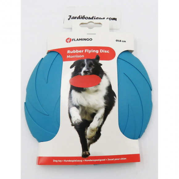 Un Frisbee  Pour Chien Ø18 Cm - Couleur Aléatoire - Flamingo Pet Products - Fl-517806