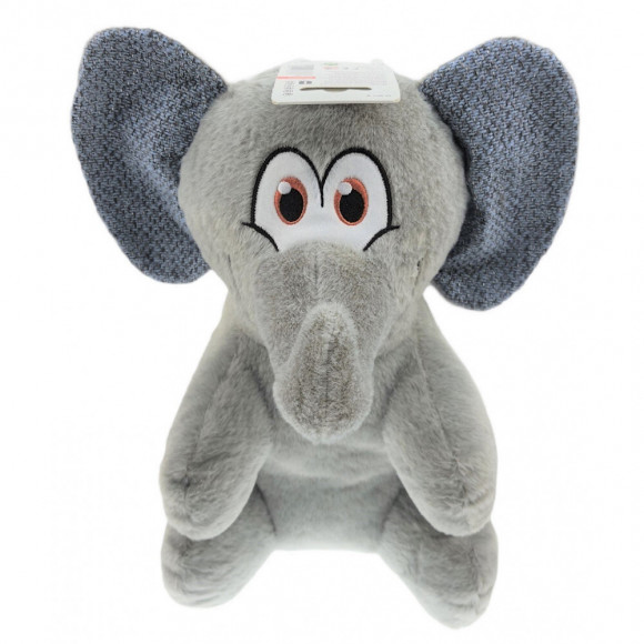 Peluche Henny Éléphant Couleur Gris. Hauteur 38 Cm. Jouet Pour Chien. - Flamingo Pet Products - Fl-520841