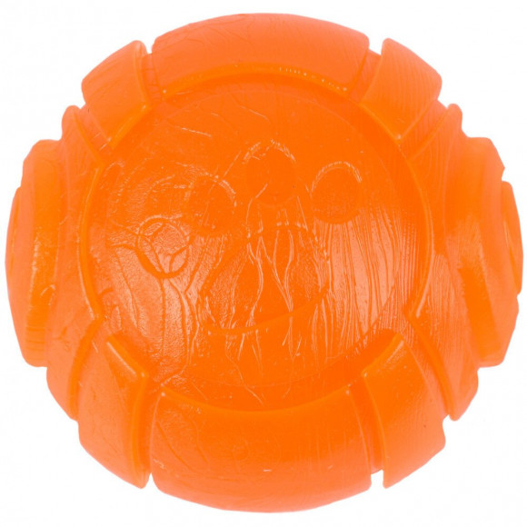 Balle Tigo Orange Ø 6.4 Cm. En Tpr. Jouet Pour Chien. - Flamingo Pet Products - Fl-519517