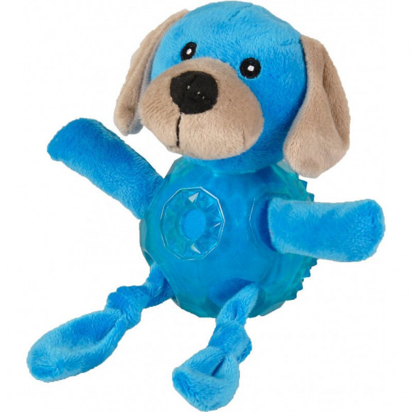 Jouet Pour Chien. Chien Bleu. Longueur 18 Cm Env. - Flamingo Pet Products - Fl-518200