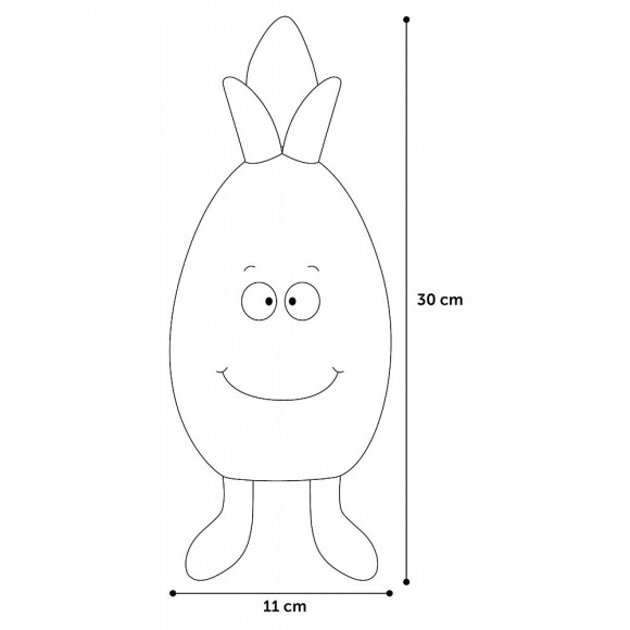 Peluche Fruity Ananas Jaunes, 30 Cm . Pour Chien. - Flamingo Pet Products - Fl-520714