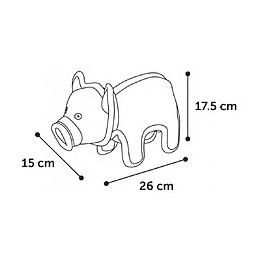 Jouet Strong Stuff Porcelet Rose 26 Cm. Pour Chien. - Flamingo Pet Products - Fl-521035