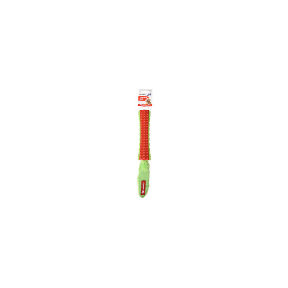 Stick + Queue En Peluche Rouge- Vert 37 Cm Jouet Pour Chien - Flamingo Pet Products - Fl-518655