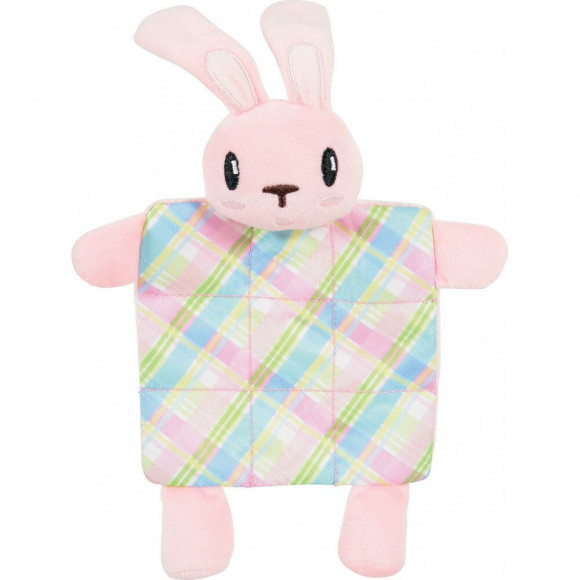 Jouet En Peluche Puppy Xs Plaid Rose.  24 Cm. Pour Chiots. - Zolux - Zo-480121ros