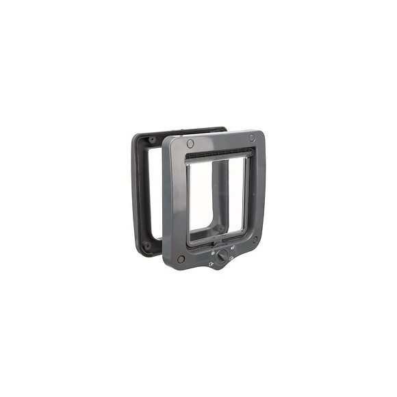 Chatiere - 4 Positions - 20 X 22 Cm - Gris