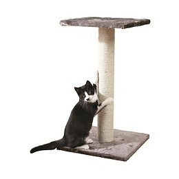 Trixie Espejo Arbre A Chat Hauteur 69 Cm Gris Platinium Peluche Et Sisal Naturel