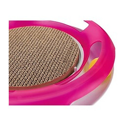 Jouet Chat Race + Scratch - Plastique - O 37 Cm