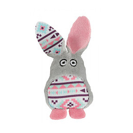 Kali Lapin Gris. Taille 11 X 5 Cm. Avec Catnip. Jouet Chat - Zolux - Zo-580730gri