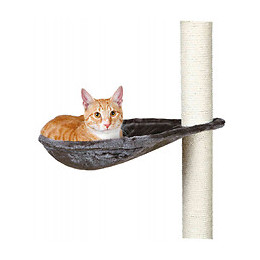 Trixie Hamac - Nid Xl Pour Griffoir Pour Chat Gris Platinium Peluche O 40 Cm