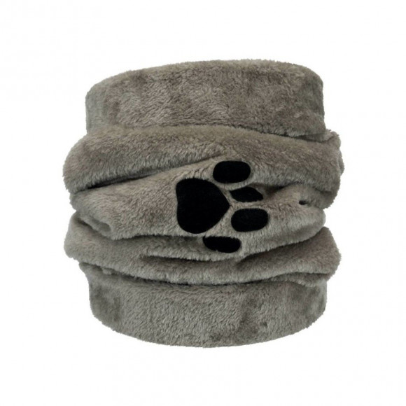 Trixie Tunnel De Jeu - Peluche - O 22 X 60 Cm - Gris - Pour Chat