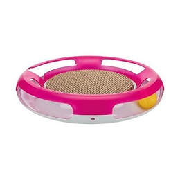 Jouet Chat Race + Scratch - Plastique - O 37 Cm