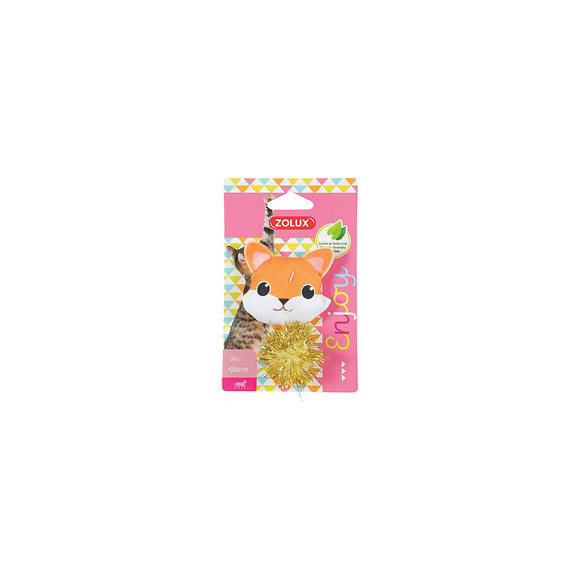 Jouet Chat Lovely Renard. Taille 8 X 6 Cm X 2.5 Cm. Avec Catnip. - Zolux - Zo-580723