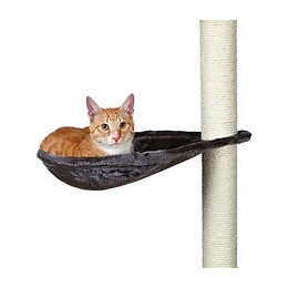Trixie Hamac - Nid Xl Pour Griffoir Pour Chat Gris Platinium Peluche O 40 Cm