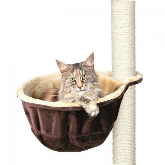 Trixie Sac Confort Pour Arbre A Chat - Brun Et Beige - Pour Chat
