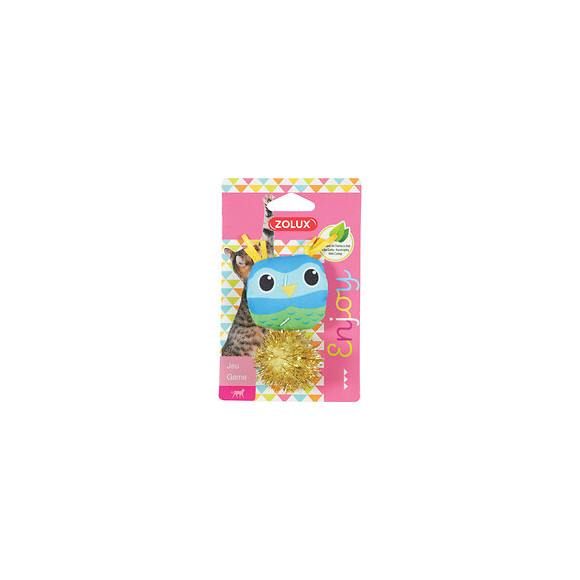 Jouet Chat Lovely Hibou. Taille 9 X 5 Cm X 2.5 Cm. Avec Catnip. - Zolux - Zo-580726