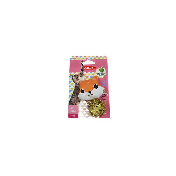 Jouet Chat Lovely Renard. Taille 8 X 6 Cm X 2.5 Cm. Avec Catnip. - Zolux - Zo-580723
