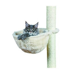 Trixie Sac Confort Pour Arbre A Chat O 38 Cm Creme Peluche