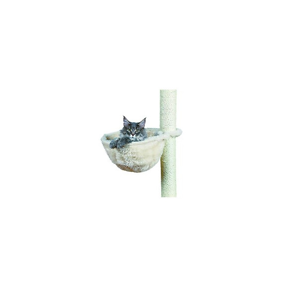 Trixie Sac Confort Pour Arbre A Chat O 38 Cm Creme Peluche
