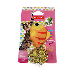 Jouet Chat Lovely Poisson. Taille 10 X 5 Cm X 2.5 Cm. Avec Catnip. - Zolux - Zo-580722
