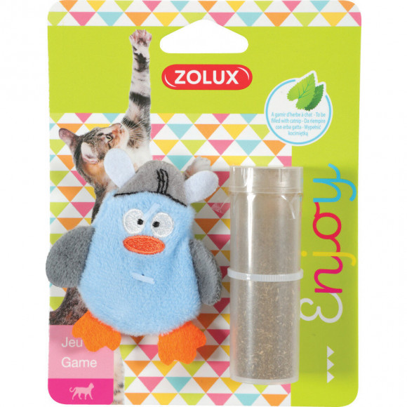 Pirate Bleu. Taille 7 X 6 Cm. Avec Catnip. Jouet Chat - Zolux - Zo-580728