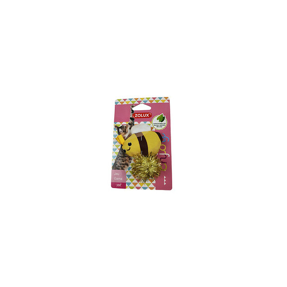 Jouet Chat Lovely Abeille. Taille 8 X 6 Cm X 2.5 Cm. Avec Catnip. - Zolux - Zo-580724