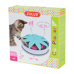 Jouet   Avec 1 Souris.  Cat Player3. Ø 23.5 X 6 Cm. Pour Chat - Zolux - Zo-580719