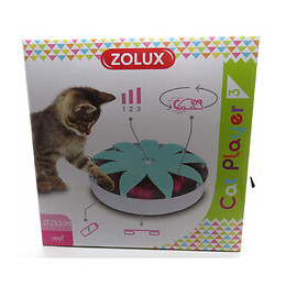 Jouet   Avec 1 Souris.  Cat Player3. Ø 23.5 X 6 Cm. Pour Chat - Zolux - Zo-580719