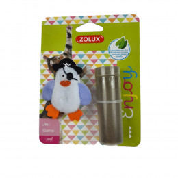 Pirate Blanc. Taille 7 X 6 Cm. Avec Catnip. Jouet Chat - Zolux - Zo-580727