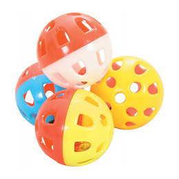 4 Sphères Grelot. Ø 3 Cm. Jouet Pour Chat. Couleur Multi Couleur. - Zolux - Zo-580132