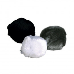 Lot 3 Balles Peluche Pour Chat - Trixie - Tr-4123-x3