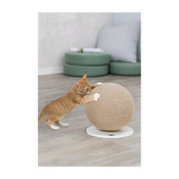 Griffoir Boule, Forme Rond  Pour Chat Monté Sur Plateau. - Trixie - Tr-43721
