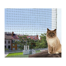 Filet De Protection, Renforcé. 2 X 1.5 M Vert Olive. Pour Chat. - Trixie - Tr-44291