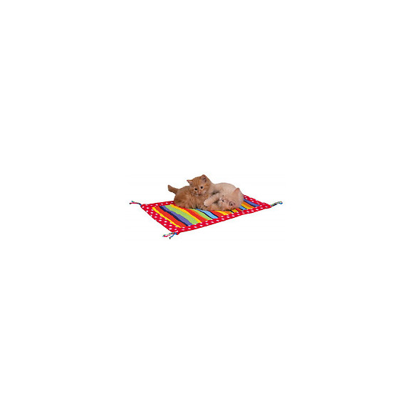 Un Tapis De Jeu, Fibre Polaire - Taille 55 × 37 Cm - Chat - Couleur Aléatoire - Trixie - Tr-45632