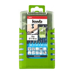 Hi-nox Hss M2 Jeu De Forets Métallique, 19 Piéces Kwb