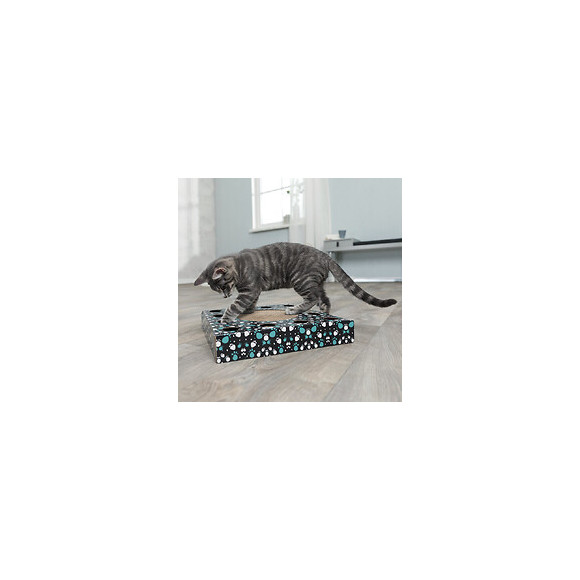 Plaque Griffoir Avec Balle 33 X 33 Cm. Pour Chat. - Trixie - Tr-48007