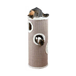 Cat Tower Edoardo. Ø 40 Cm X 100 Cm De Hauteur. Couleur Taupe. - Trixie - Tr-4338