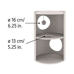 Cat Tower Edoardo. Ø 33 Cm X 50 Cm De Hauteur. Couleur Taupe. - Trixie - Tr-4331