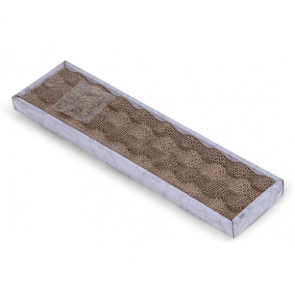 Grattoir Carton  . 45 X 12 X 3 Cm. Pour Chats. - Vadigran - Va-17134