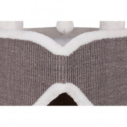 Cat Tower Arma. 38 X 38 X 98 Cm De Hauteur. Couleur Gris Et Blanc. - Trixie - Tr-44427