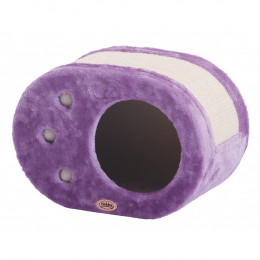 Griffoir Cachette Simi Mauve 46 X 26 X 32 Cm Pour Chat - Nobby - Va-63140-40