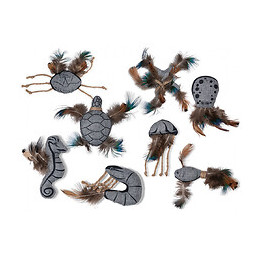 Crabe Seawies 8 Cm. Jouet Pour Chat. - Vadigran - Va-18029