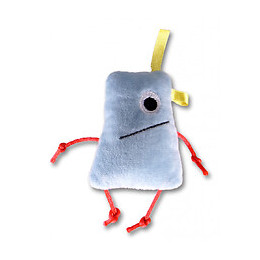 Jouet Carré Peluche 8 Cm Avec Grelot. Pour Chat. - Vadigran - Va-14448