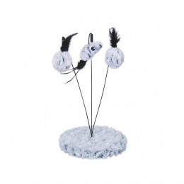 Espace Jeu Astra Avec Souris/balle 19 X 19 X 32 Cm Pour Chat - Nobby - Va-60353-95