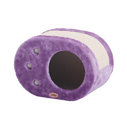 Griffoir Cachette Simi Mauve 46 X 26 X 32 Cm Pour Chat - Nobby - Va-63140-40