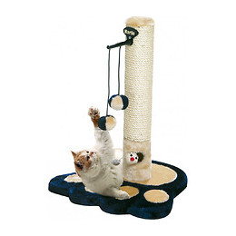 Grattoir, Ø 36 Cm,  H 51 Cm, Viva 2 Bleu, Pour Chat. - Flamingo Pet Products - Fl-5334534