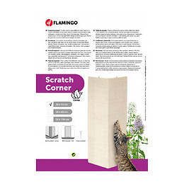Planche Grattoir Sisal Pour Chat. Beige 28 X 52 Cm + Catnip. - Flamingo Pet Products - Fl-5346242